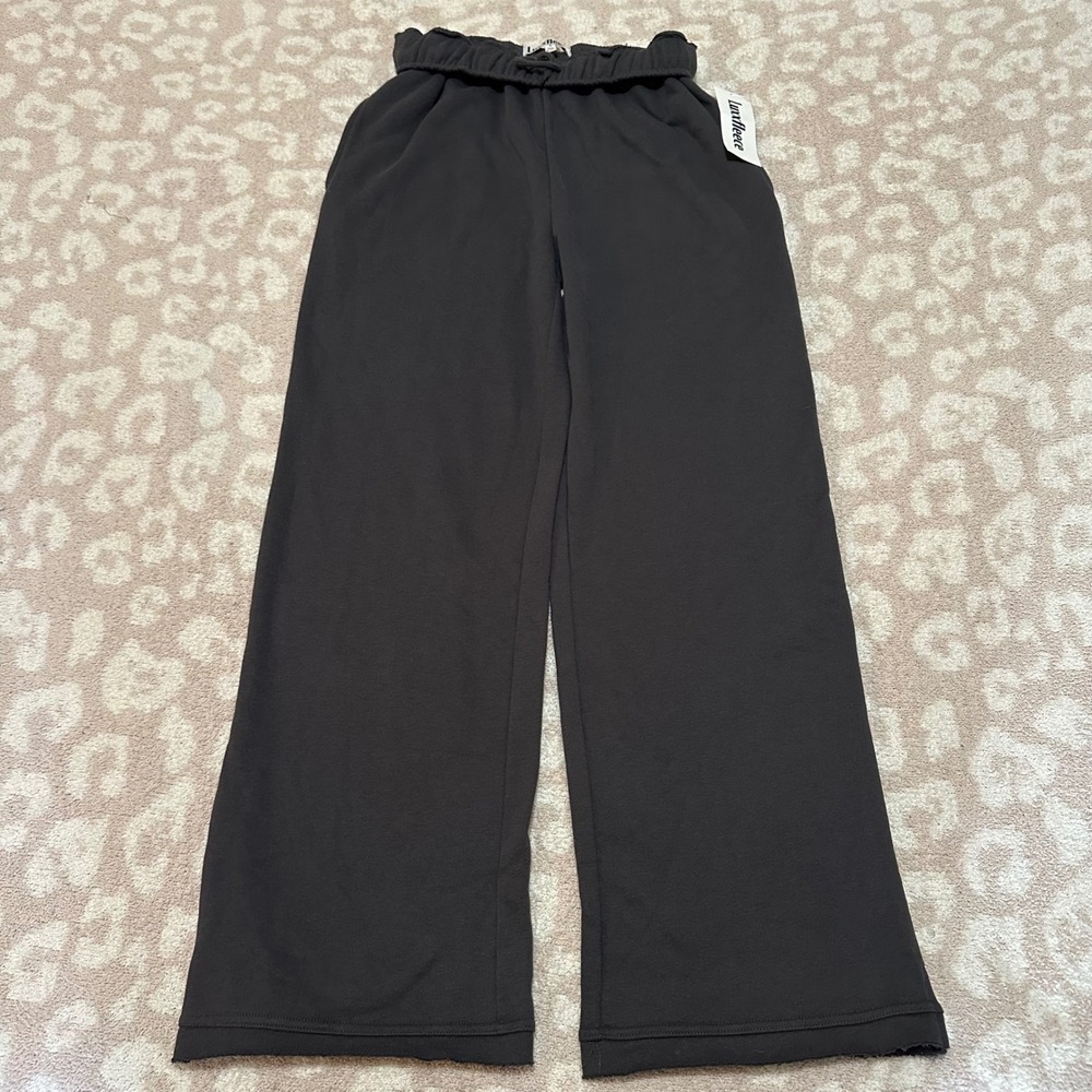 Luxxfleece Wide Leg Sweatpants Small NEW